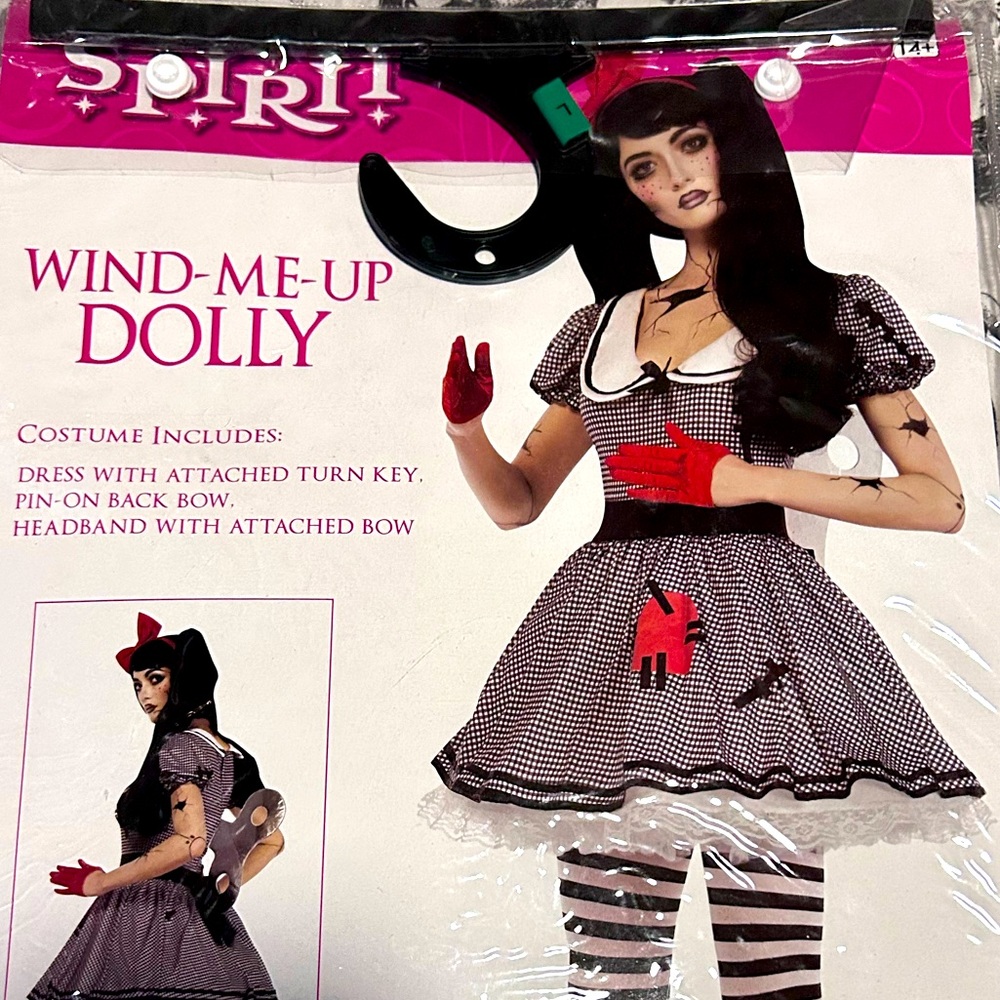 Spirit Costume “Wind-me-up Dolly” size Lrg.